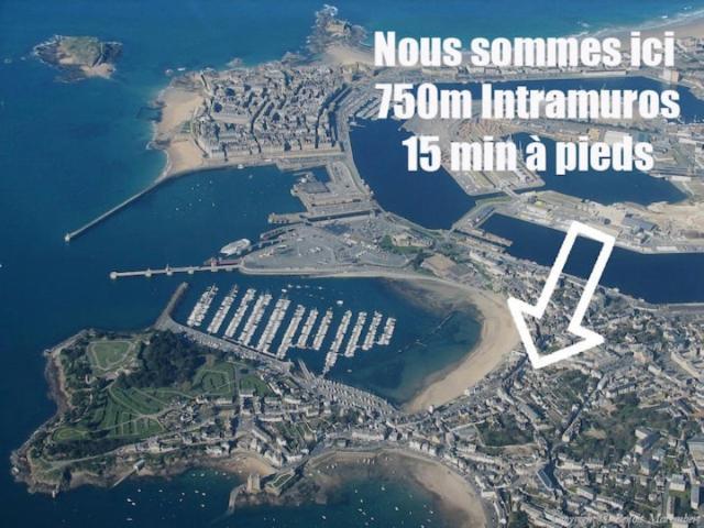 La Cabane - Petit Studio Mansarde - Plage 50M - Rue Gratuite Saint-Malo Exterior photo